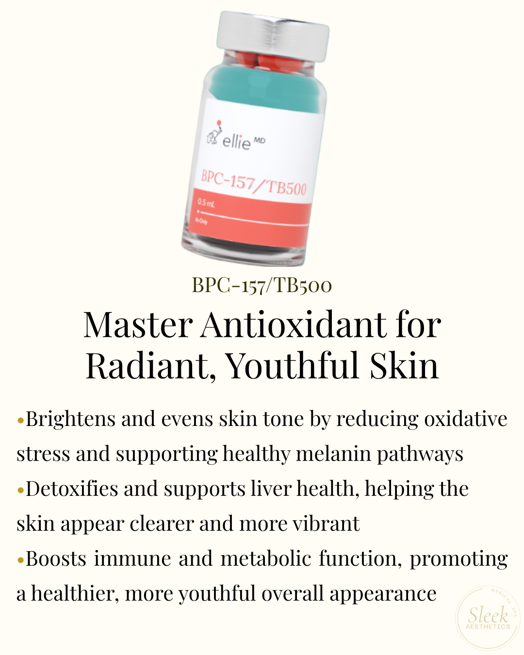 BPC-157 and TB500 peptide blend injection for accelerated tissue healing and recovery